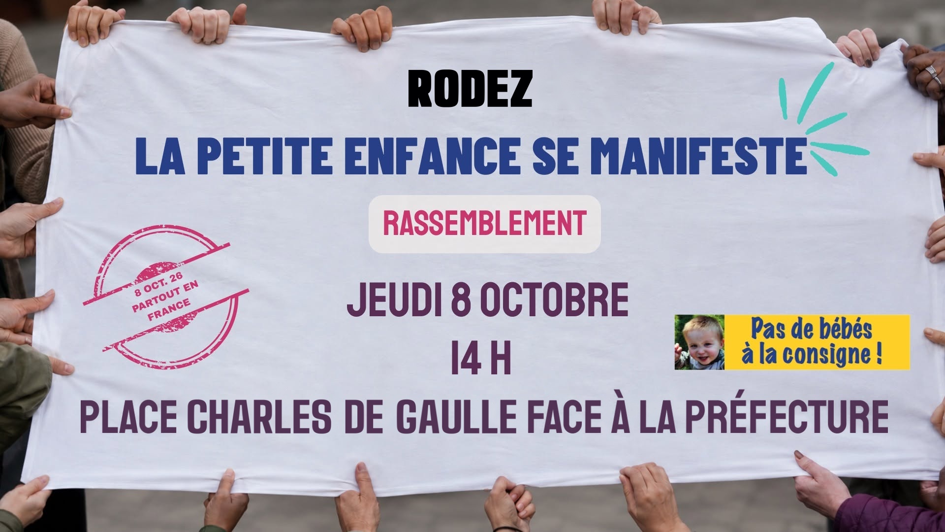 Mobilisation Petite Enfance du 8 octobre 2026 à RODEZ
