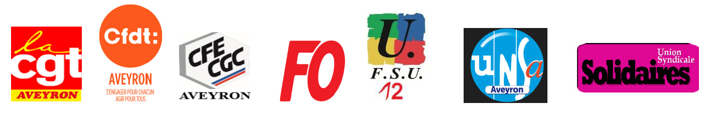 Mobilisation Contre la Réforme des retraites jeudi 19 janvier 2023 en Aveyron